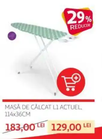 Auchan MASĂ DE CĂLCAT LI ACTUEL, 114x36CM Ofertă