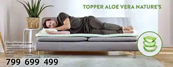 Topper Aloe Vera cu pernă