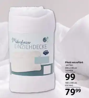 Selgros Pilotă microfibră Ofertă