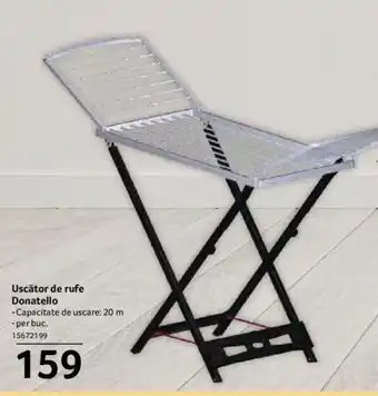 Selgros Uscător de rufe Donatello Ofertă