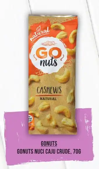 GONUTS NUCI CAJU CRUDE, 70G