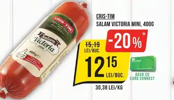 Mega Image CRIS-TIM SALAM VICTORIA MINI, 400G Ofertă