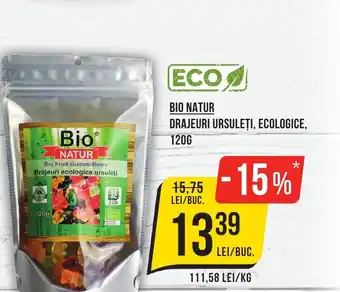 Mega Image BIO NATUR DRAJEURI URSULEŢI, ECOLOGICE, 120G Ofertă