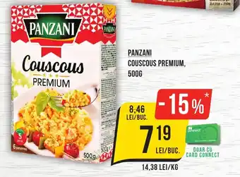 Mega Image PANZANI COUSCOUS PREMIUM, 500G Ofertă