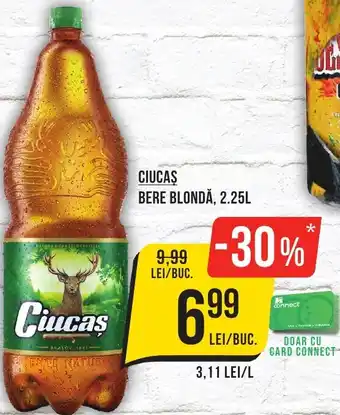 Mega Image CIUCAŞ BERE BLONDĂ, 2.25L Ofertă