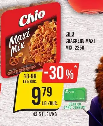 Mega Image CHIO CRACKERS MAXI MIX, 225G Ofertă