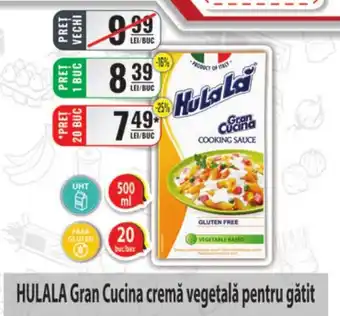 HULALA Gran Cucina cremă vegetală pentru gătit