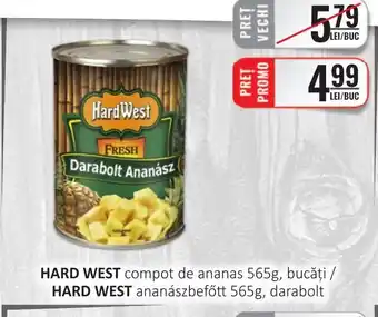 CBA HARD WEST compot de ananas 565g Ofertă