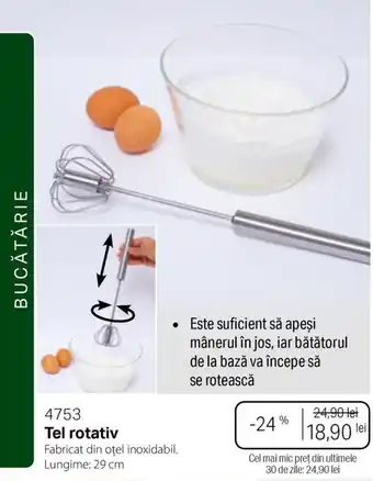 BetterStyle Tel rotativ Ofertă
