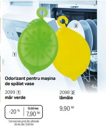 Odorizant pentru maşina de spălat vase