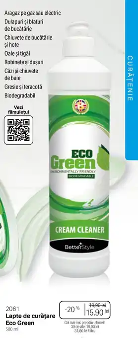 Lapte de curățare Eco Green 500 ml