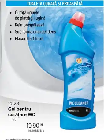 BetterStyle Gel pentru curățare WC Ofertă