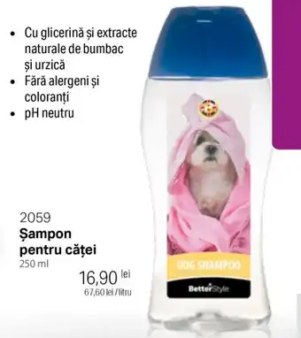 BetterStyle Şampon pentru căței 250 ml Ofertă