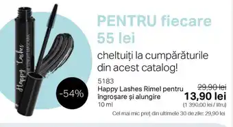 BetterStyle Happy Lashes Rimel pentru îngroșare şi alungire 10 ml Ofertă