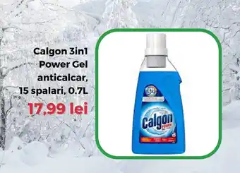 Remarkt Calgon 3in1 Power Gel anticalcar, 15 spalari, 0.7L Ofertă