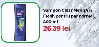 Remarkt Sampon Clear Men 24 h Fresh pentru par normal, 400 ml Ofertă