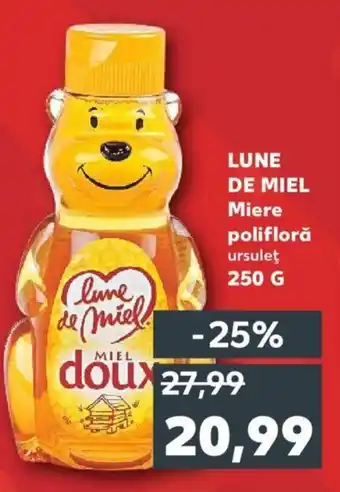 Kaufland LUNE DE MIEL Miere polifloră ursuleţ 250 G Ofertă