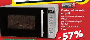 Kaufland SWITCH ON Cuptor microunde cu grill Ofertă