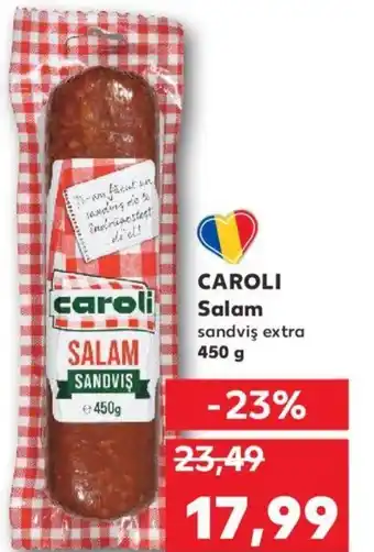 Kaufland CAROLI Salam sandviş extra 450 g Ofertă