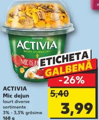 Kaufland ACTIVIA Mic dejun Ofertă