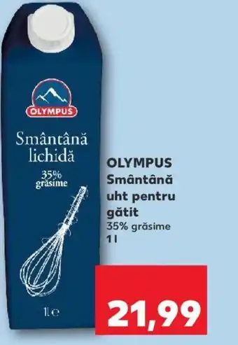 Kaufland OLYMPUS Smântână uht pentru gătit 35% grăsime 1L Ofertă