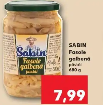 Kaufland SABIN Fasole galbenă Ofertă