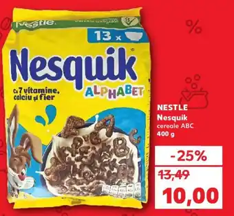 Kaufland NESTLE Nesquik cereale ABC 400 g Ofertă