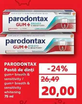 Kaufland PARODONTAX Pastă de dinţi Ofertă