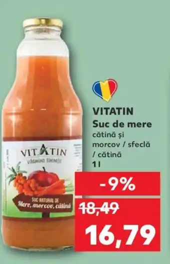Kaufland VITATIN Suc de mere 1L Ofertă