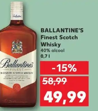 Kaufland BALLANTINE'S Finest Scotch Whisky 40% alcool 0.7L Ofertă