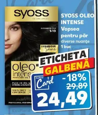 Kaufland SYOSS OLEO INTENSE Vopsea pentru păr Ofertă