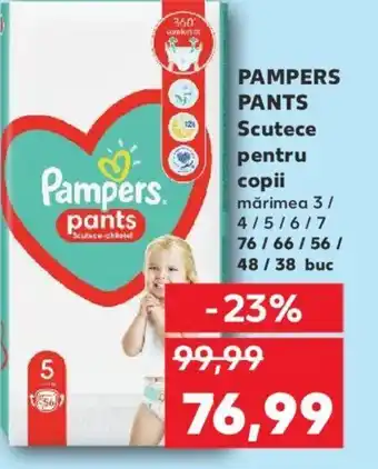Kaufland PAMPERS PANTS Scutece pentru copii Ofertă