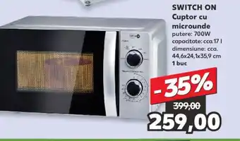 Kaufland SWITCH ON Cuptor cu microunde Ofertă