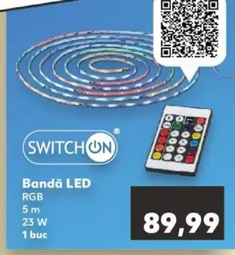 Kaufland SWITCH ON Bandă LED RGB Ofertă