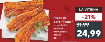 Kaufland Piept de porc "Texas" Ofertă