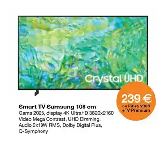 Smart TV Samsung 108 cm
