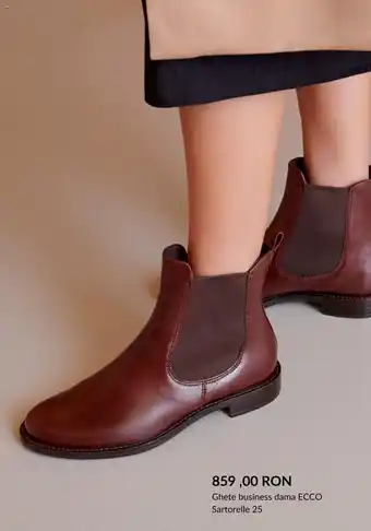 ECCO Ghete business dama ECCO Sartorelle 25 Ofertă