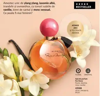 Avon Apă de parfum Far Away Ofertă