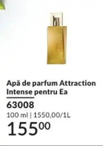 Apă de parfum Attraction Intense pentru Ea