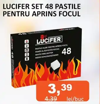 LUCIFER SET 48 PASTILE PENTRU APRINS FOCUL