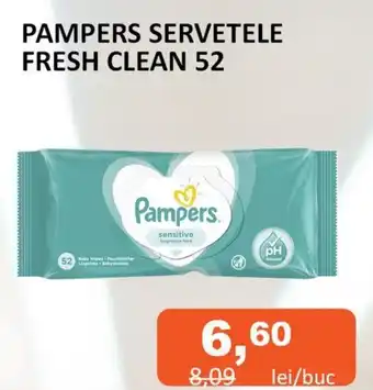 Unicarm PAMPERS SERVETELE FRESH CLEAN 52 Ofertă