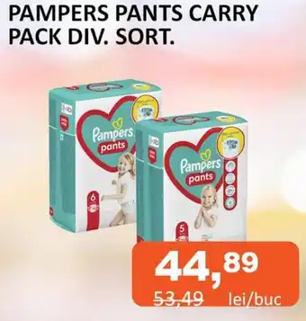Unicarm PAMPERS PANTS CARRY PACK DIV. SORT. Ofertă
