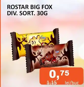 ROSTAR BIG FOX DIV. SORT. 30G