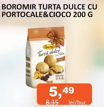 Unicarm BOROMIR TURTA DULCE CU PORTOCALE&CIOCO 200 G Ofertă