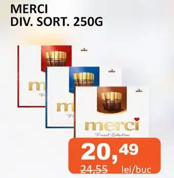 Unicarm MERCI DIV. SORT. 250G Ofertă