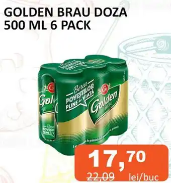 GOLDEN BRAU DOZA 500 ML 6 PACK