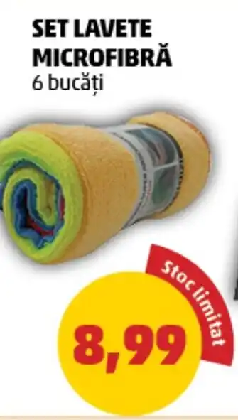 Penny SET LAVETE MICROFIBRĂ Ofertă