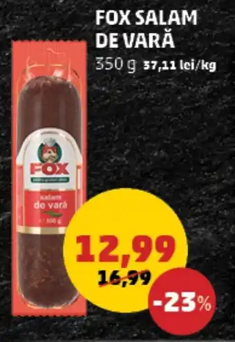 Penny FOX SALAM DE VARĂ 350 g Ofertă