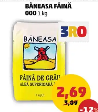 Penny BĂNEASA FĂINĂ 000 1 kg Ofertă