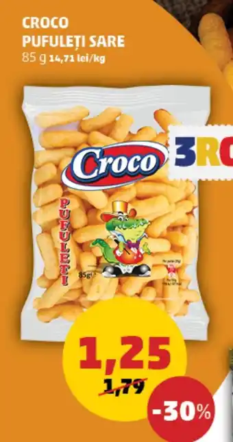 Penny CROCO PUFULEȚI SARE 85 g Ofertă